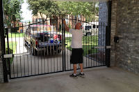 Wrought Iron Entry Gates in McKinney, Texas